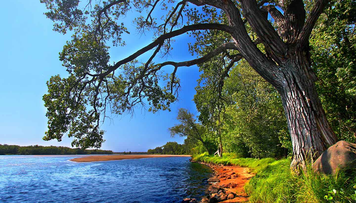 Wisconsin - A lake view in Wisconsin, USA